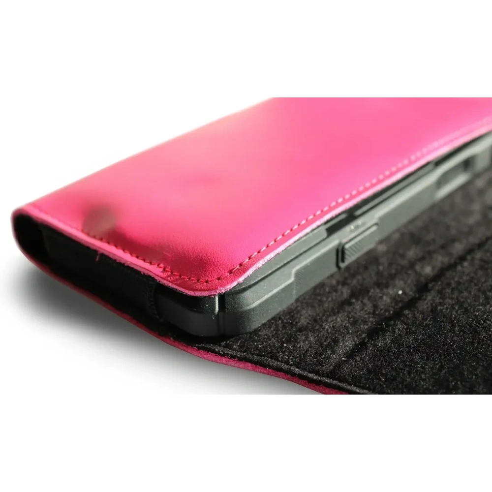 Wholesale LURESKO ELLA XXL leather protective case for phone - 170x85x12 / for handbag backpack (pink) - LUR132 - {ean13} - Hurt