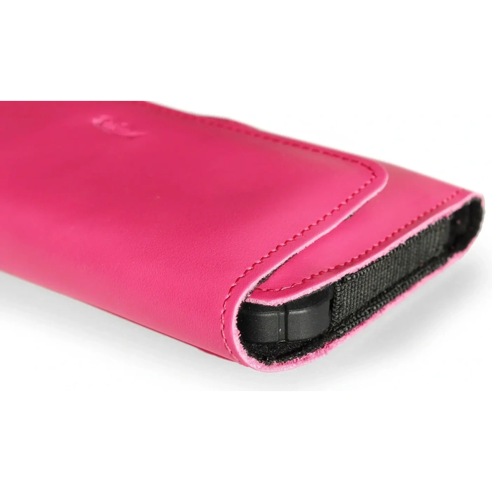 Wholesale LURESKO ELLA XXL leather protective case for phone - 170x85x12 / for handbag backpack (pink) - LUR132 - {ean13} - Hurt