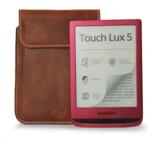 Wholesale LURESKO CLAYER S leather case for ebook 162x113x9mm (vintage brown) - LUR134 - {ean13} - Hurt