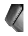 Wholesale LURESKO CLAYER S leather case for ebook 162x113x9mm (magnet) (black smooth with black thread) - LUR133 - {ean13} - Hurt