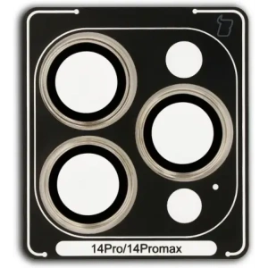 Hurtownia GSM - Bizon Glass Snap Lens Apple iPhone 14 Pro / 14 Pro Max zlatý rámeček - BIZ8735 - {ean13} - Hurt