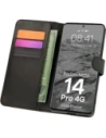 Etui z klapką Bizon Case Pocket do Xiaomi Redmi Note 14 Pro 4G czarne