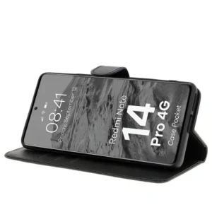 Hurtownia GSM - Bizon tok zsebre Xiaomi Redmi Note 14 Pro 4G fekete - BIZ8736 - {ean13} - Hurt