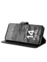 Hurtownia GSM - Etui z klapką Bizon Case Pocket do Xiaomi Redmi Note 14 Pro 4G czarne - BIZ8736 - {ean13} - Hurt