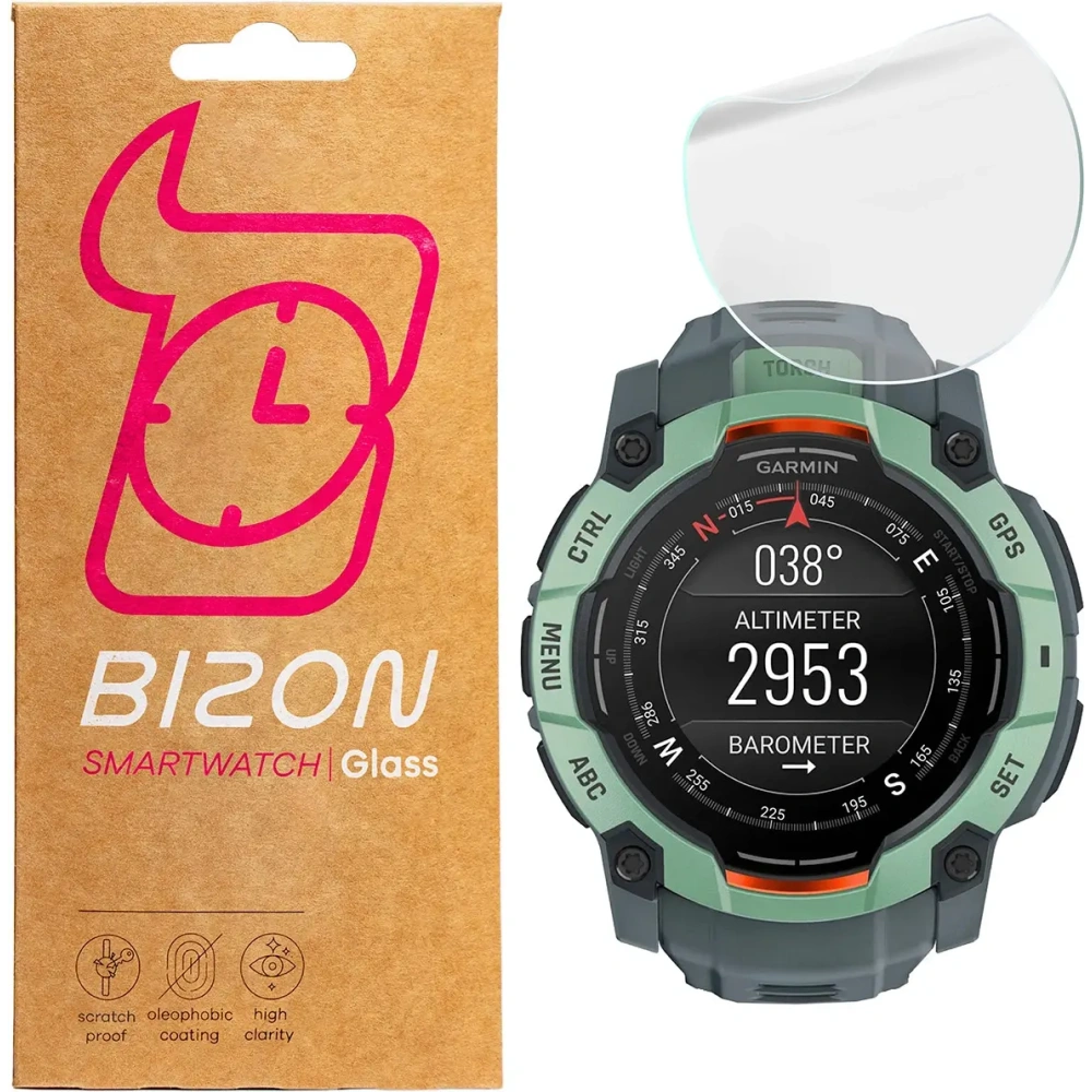 Hurtownia GSM - Bizon skleněné hodinky Hydrogel Garmin Instinct 3 45 mm [2 PACK] - BIZ8737 - {ean13} - Hurt