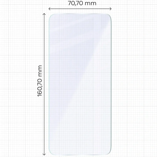 Elastyczne szkło hybrydowe Bizon Glass Mule do Motorola Moto G15 / G15 Power / E15