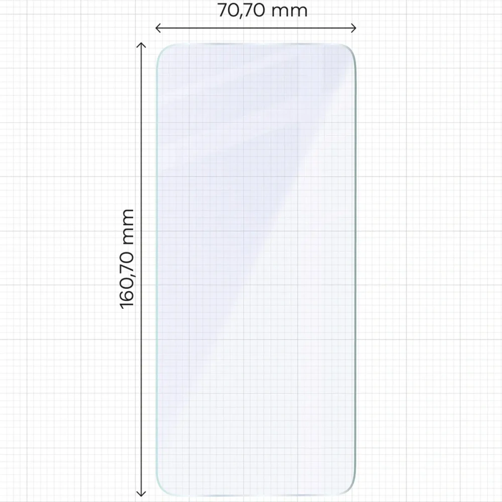 Wholesale Bizon Glass Mule Flexible hybrid glass Motorola Moto G15 / G15 Power / E15 - BIZ8739 - {ean13} - Hurt