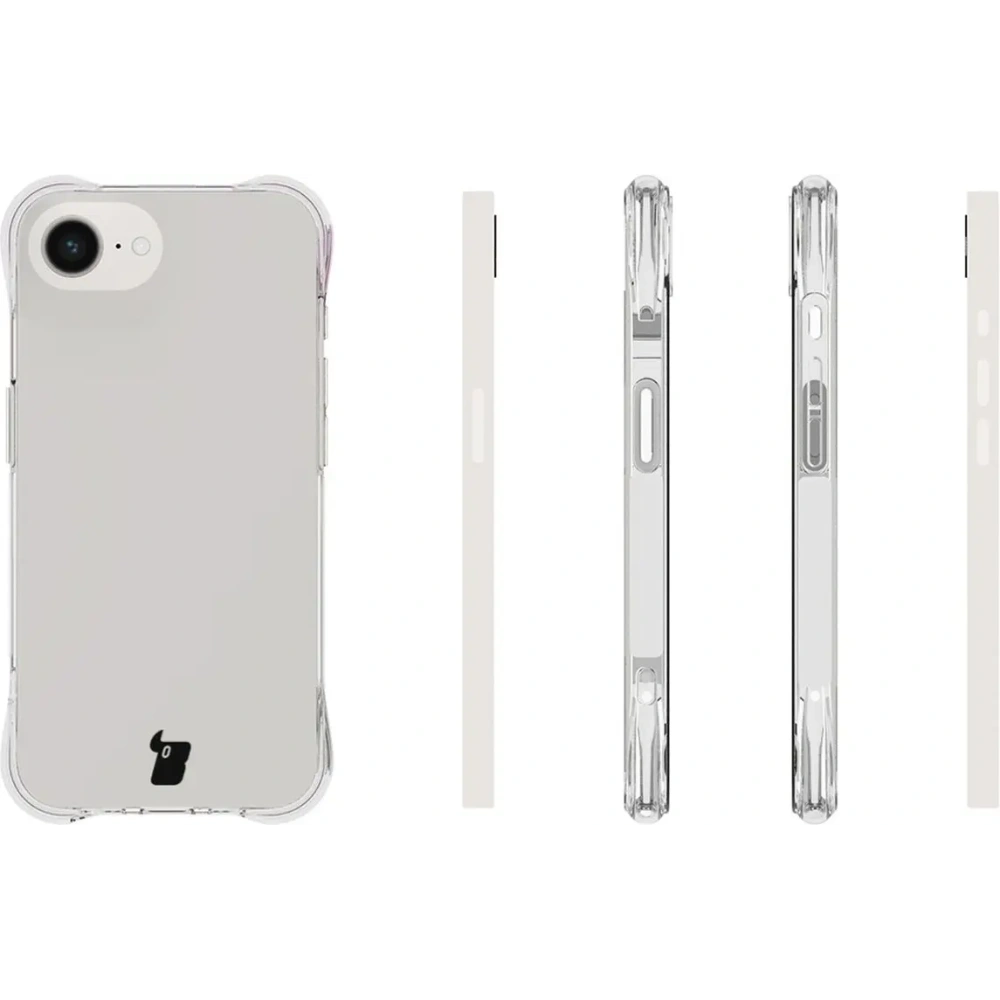 Hurtownia GSM - Elastyczne etui Bizon Case Salpa do Apple iPhone 16e przezroczyste - BIZ8742 - {ean13} - Hurt