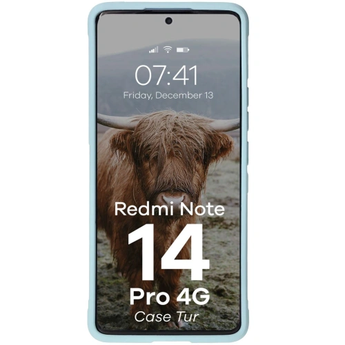 Pancerne etui Bizon Case Tur do Xiaomi Redmi Note 14 Pro 4G jasnoniebieskie
