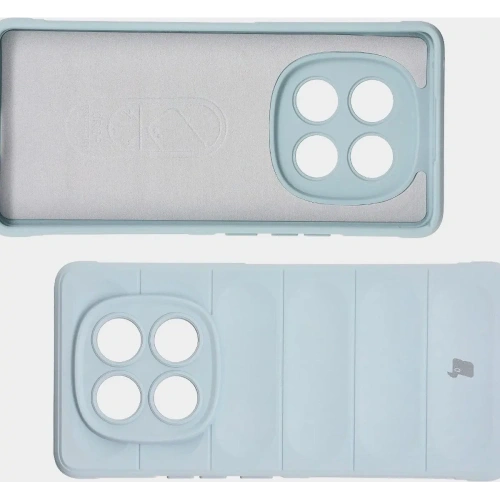 Pancerne etui Bizon Case Tur do Xiaomi Redmi Note 14 Pro 4G jasnoniebieskie