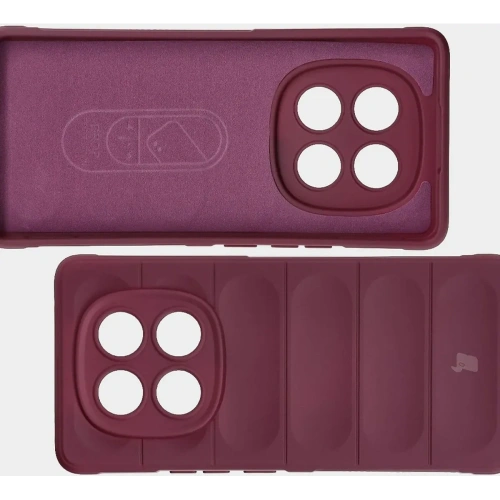 Pancerne etui Bizon Case Tur do Xiaomi Redmi Note 14 Pro 4G ciemnofioletowe