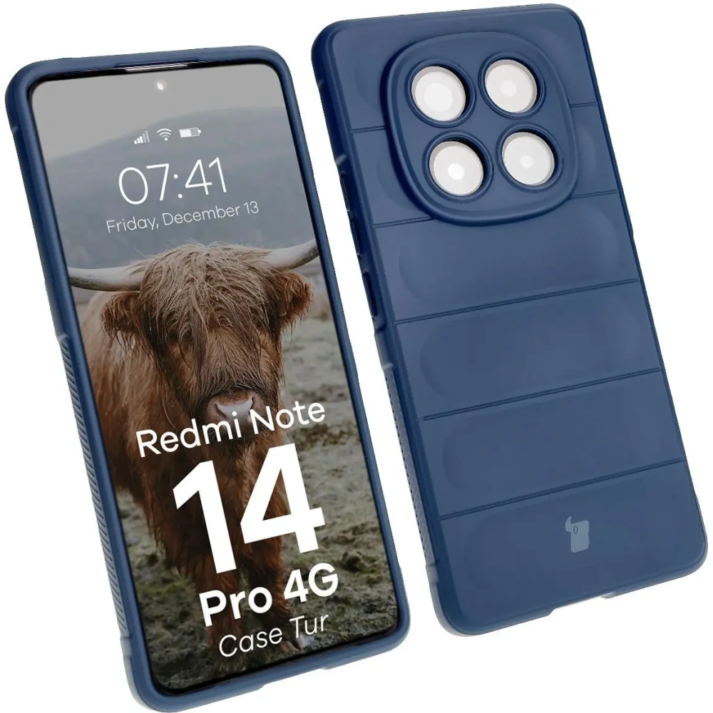 Hurtownia GSM - Pancerne etui Bizon Case Tur do Xiaomi Redmi Note 14 Pro 4G granatowe - BIZ8747 - {ean13} - Hurt