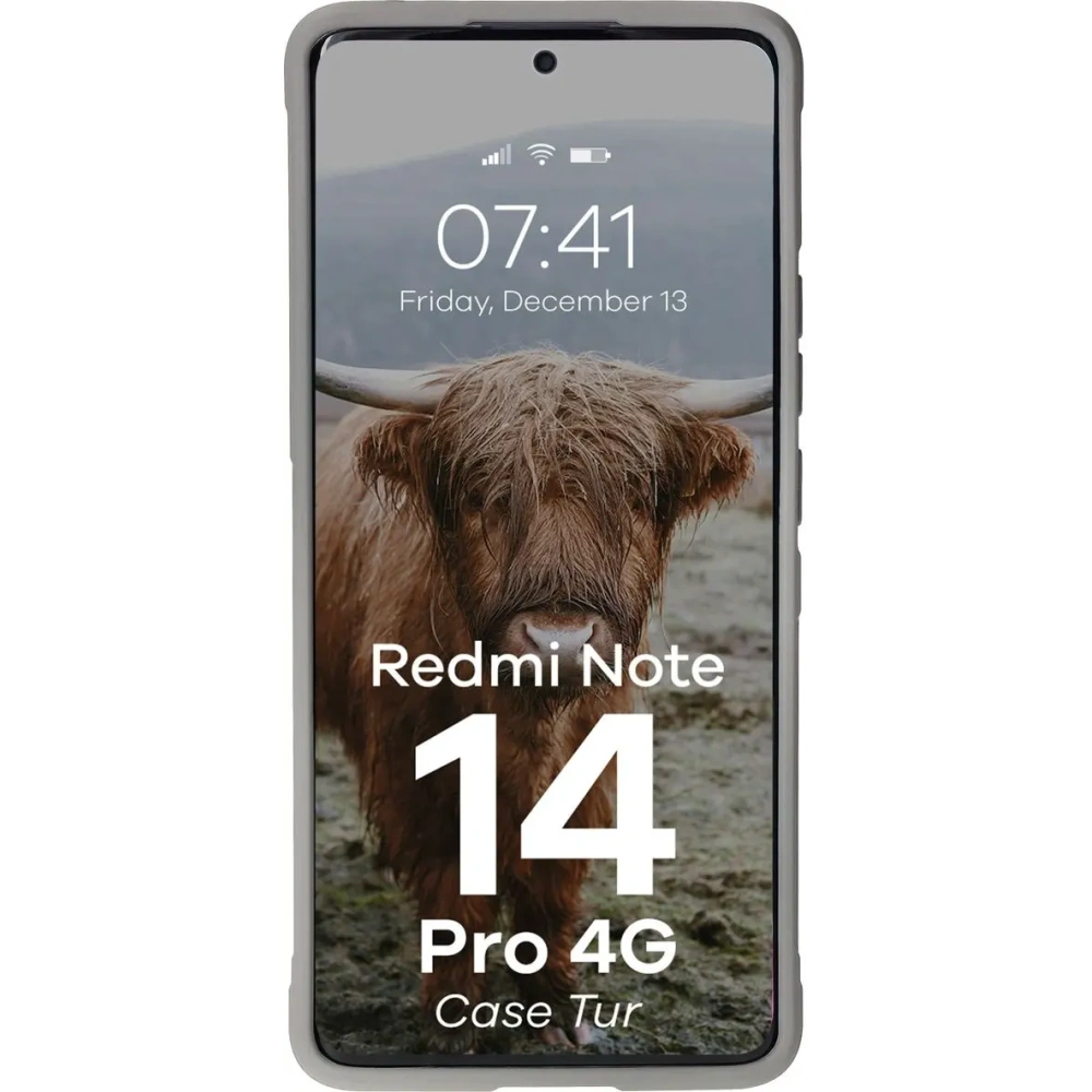 Hurtownia GSM - Pancerne etui Bizon Case Tur do Xiaomi Redmi Note 14 Pro 4G jasnoszare - BIZ8748 - {ean13} - Hurt