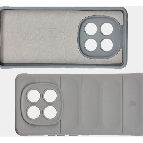 Pancerne etui Bizon Case Tur do Xiaomi Redmi Note 14 Pro 4G jasnoszare