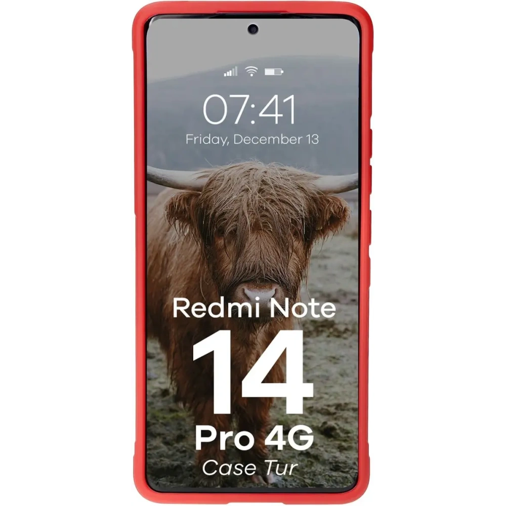Wholesale Bizon Case Tur Xiaomi Redmi Note 14 Pro 4G red - BIZ8749 - {ean13} - Hurt