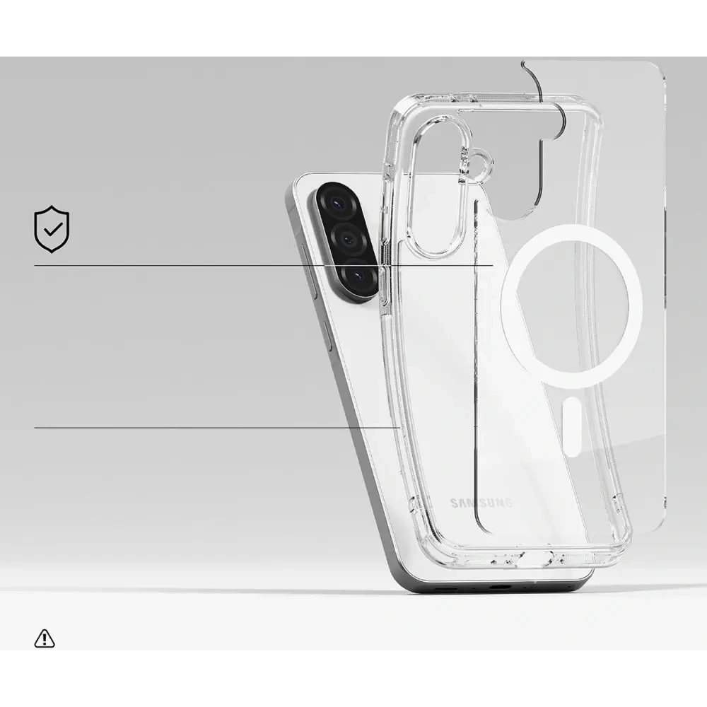 Hurtownia GSM - Etui Ringke Fusion Magnetic MagSafe Samsung Galaxy A36 / A56 5G Clear - RGK11777 - {ean13} - Hurt