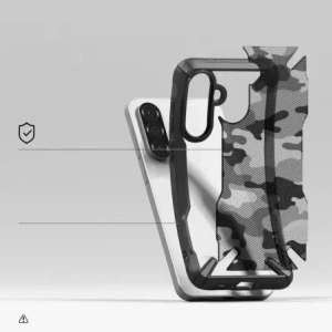 Hurtownia GSM - Ringke Fusion-X Samsung Galaxy A36 / A56 5G Camo Negru - RGK11779 - {ean13} - Hurt