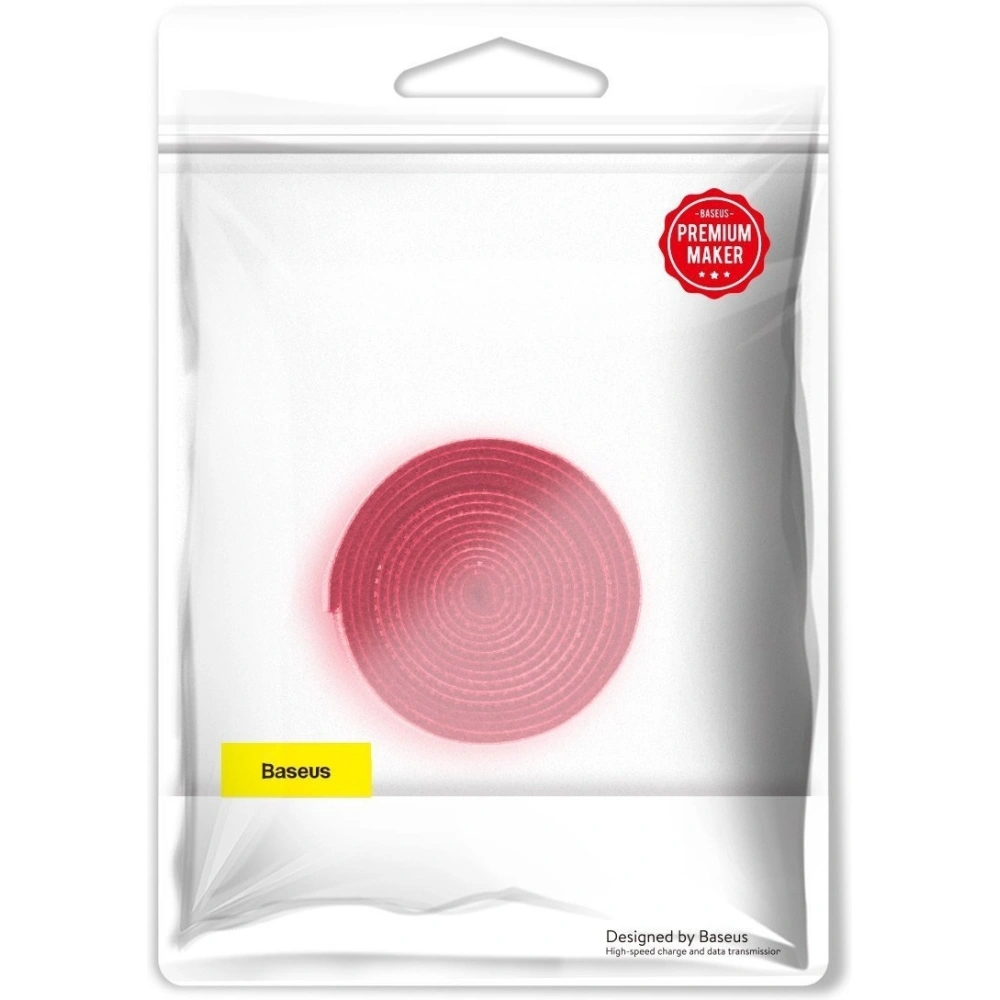 Hurtownia GSM - Klettband, Kabelorganisator Baseus Colourful Circle Klettstraps 1m (rot) - BSU1458RED - {ean13} - Hurt