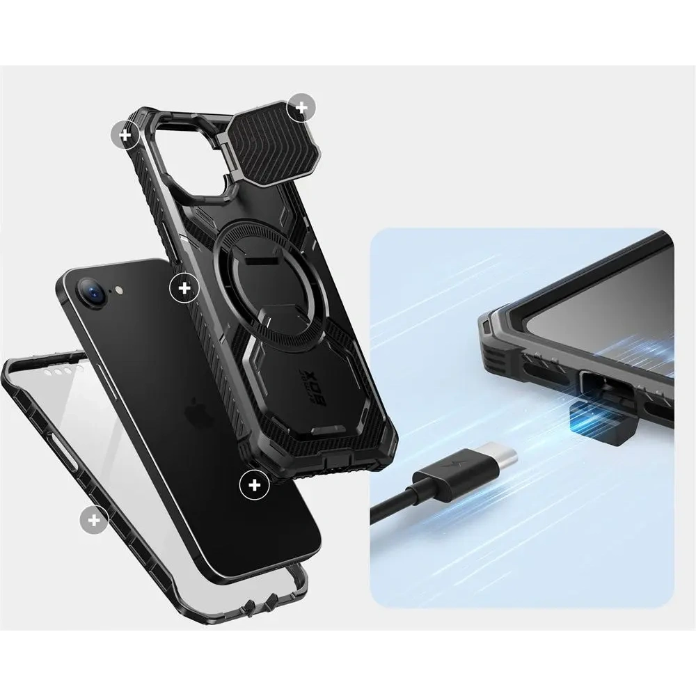 Hurtownia GSM - Supcase IBLSN ArmorBox Mag MagSafe Apple iPhone 16e Schwarz - SPC497 - {ean13} - Hurt
