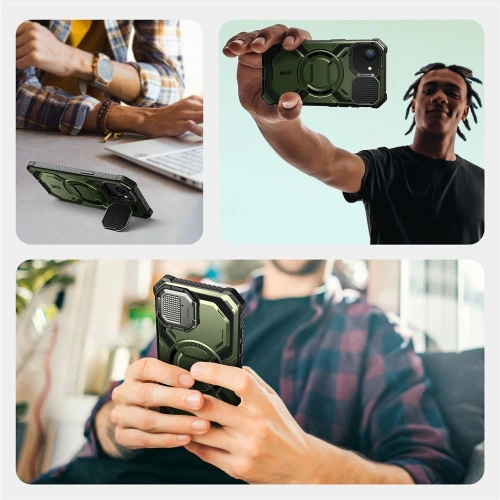 Etui Supcase IBLSN ArmorBox Mag MagSafe Apple iPhone 16e Guldan