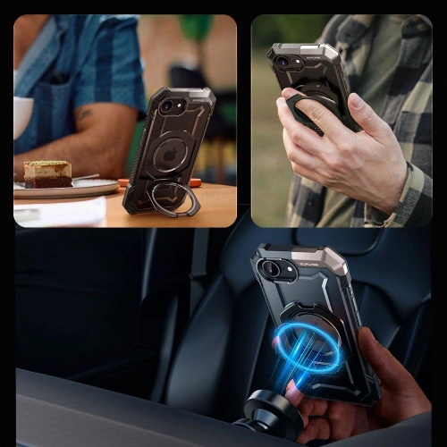 Etui Supcase Unicorn Beetle Grip Mag MagSafe Apple iPhone 16e Black