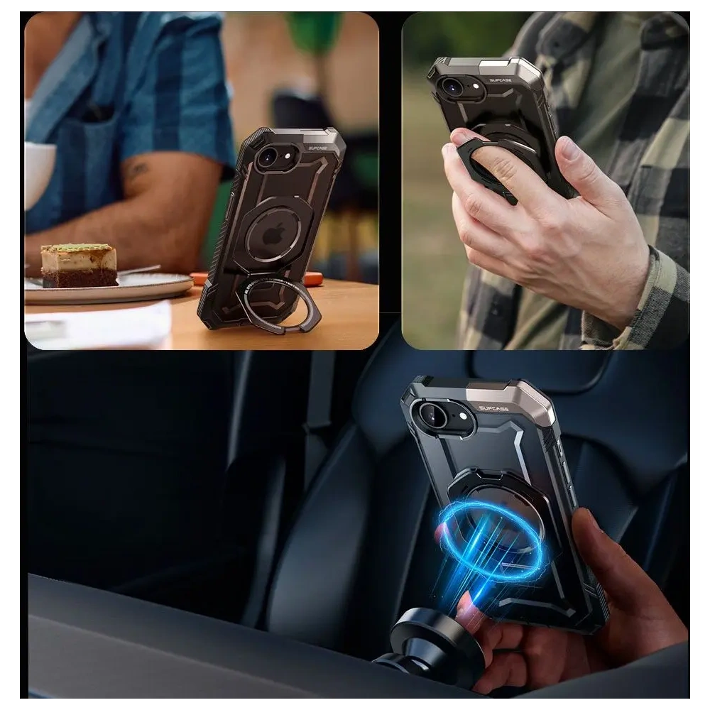 Hurtownia GSM - Supcase Unicorn Beetle Grip Mag MagSafe Apple iPhone 16e černá - SPC504 - {ean13} - Hurt