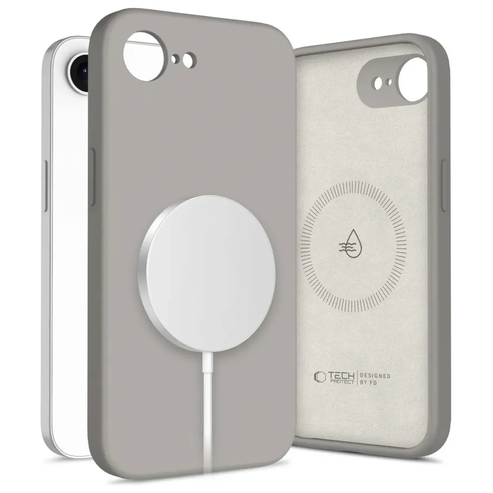 Hurtownia GSM - Tech-Protect folyékony szilikon MagSafe Apple iPhone 16e kőszürke - THP3979 - {ean13} - Hurt