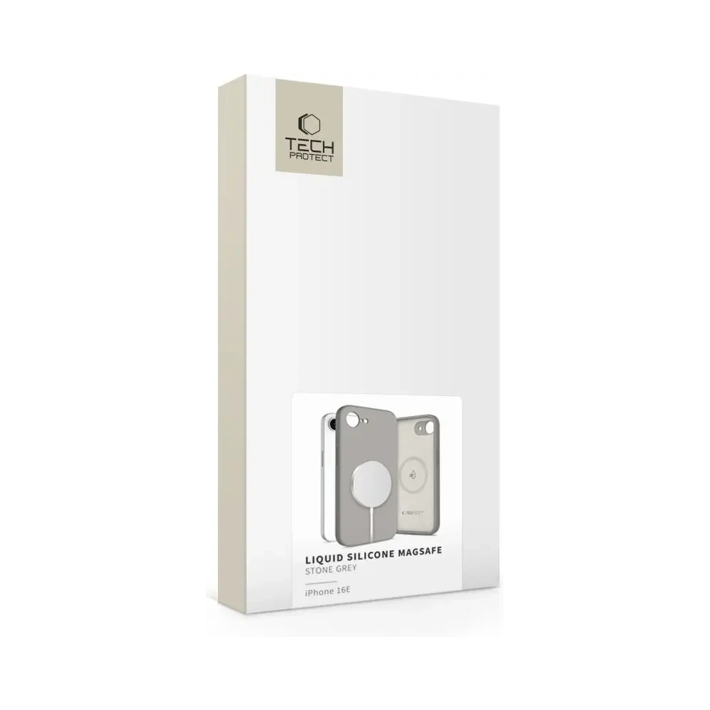 Hurtownia GSM - Tech-Protect Silicon lichid MagSafe Apple iPhone 16e Gri piatră - THP3979 - {ean13} - Hurt
