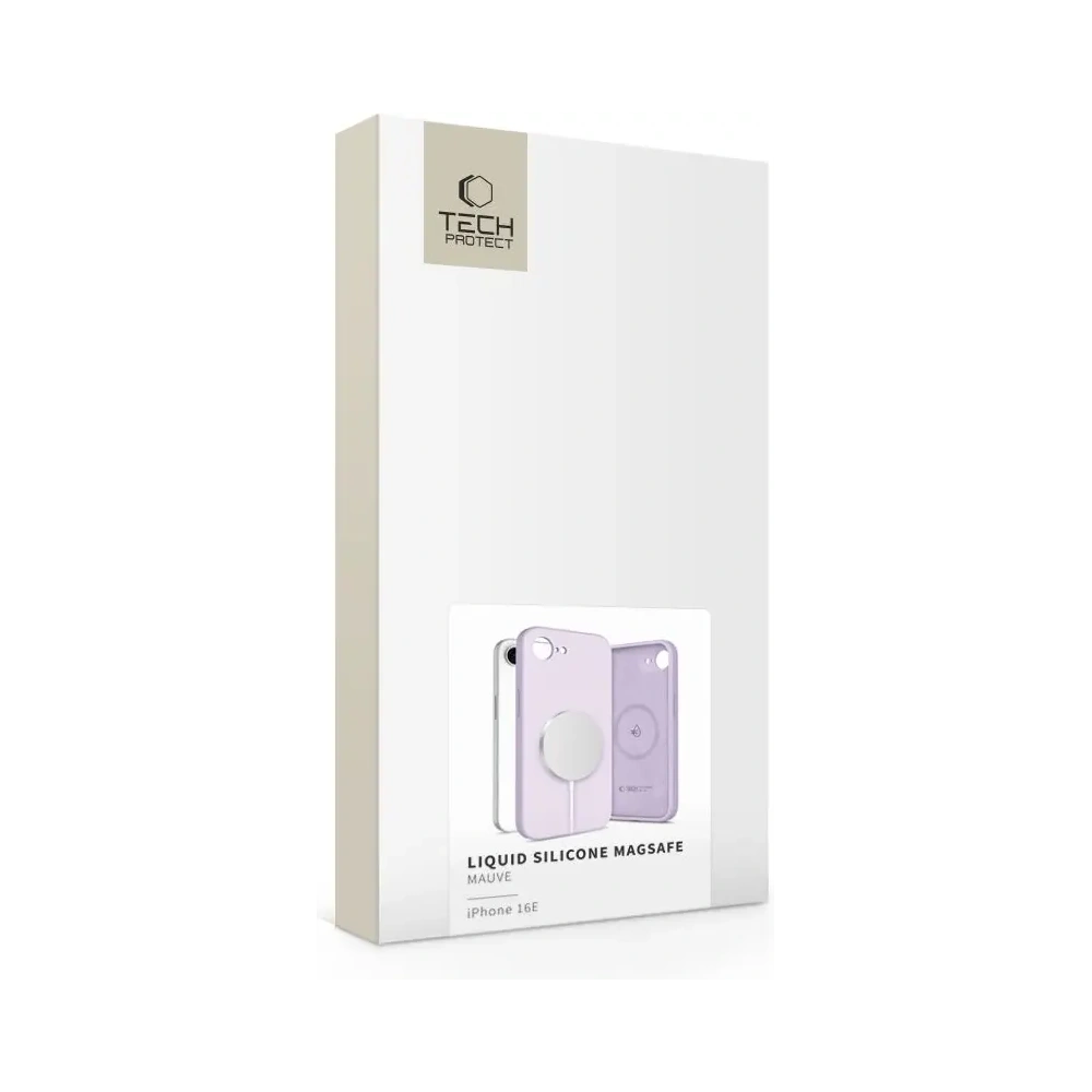 Hurtownia GSM - Etui Tech-Protect Liquid Silicone MagSafe Apple iPhone 16e Mauve - THP3980 - {ean13} - Hurt