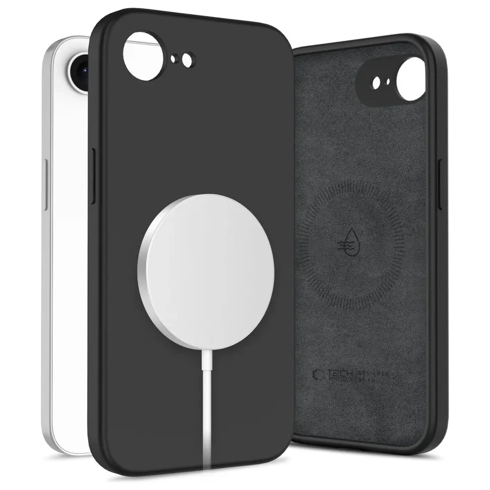 Hurtownia GSM - Tech-Protect Flüssigsilikon MagSafe Apple iPhone 16e Schwarz - THP3981 - {ean13} - Hurt