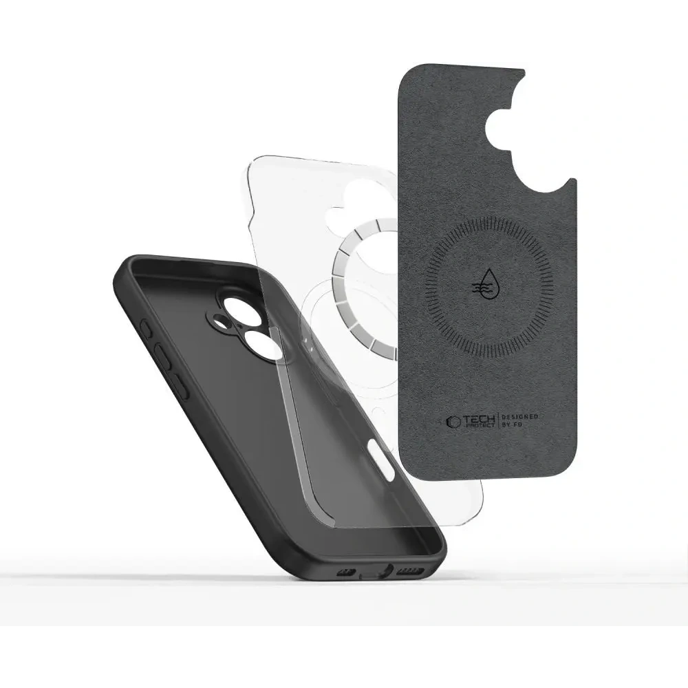 Hurtownia GSM - Tech-Protect Flüssigsilikon MagSafe Apple iPhone 16e Schwarz - THP3981 - {ean13} - Hurt