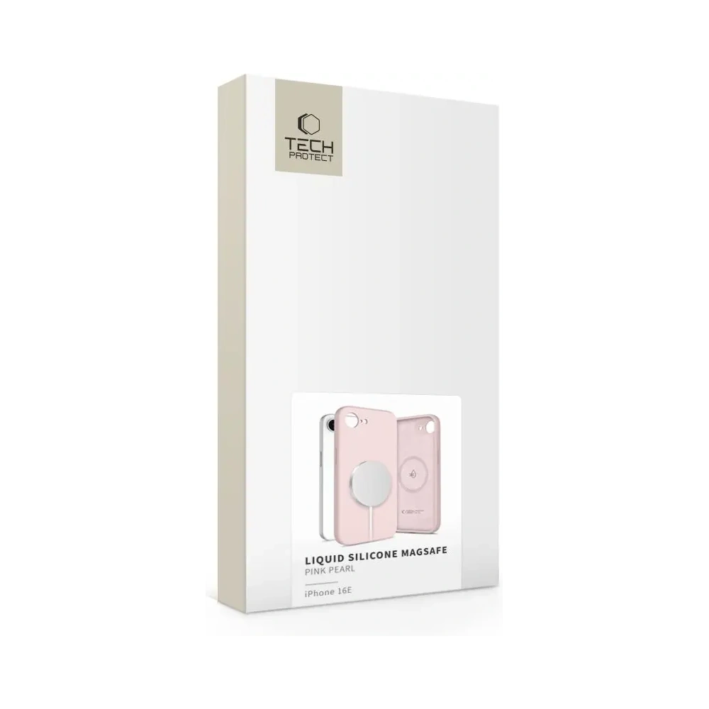 Hurtownia GSM - Tech-Protect Folyékony Szilikon MagSafe Apple iPhone 16e Rózsaszín Gyöngy - THP3982 - {ean13} - Hurt