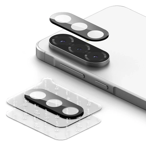 Szkło hartowane na aparat Ringke Camera Protector Full Cover Samsung Galaxy A56 5G Black [2 PACK]