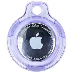 Hurtownia GSM - Etui Bizon Case Locator Keychain do Apple AirTag przezroczysto-fioletowe - BIZ8751 - {ean13} - Hurt