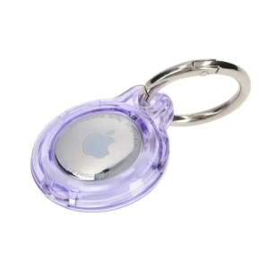 Wholesale Bizon Case Locator Keychain Apple AirTag clear-purple - BIZ8751 - {ean13} - Hurt