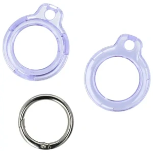 Wholesale Bizon Case Locator Keychain Apple AirTag clear-purple - BIZ8751 - {ean13} - Hurt