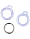 Hurtownia GSM - Bizon Case Locator Cheie Apple AirTag transparent-purpuriu - BIZ8751 - {ean13} - Hurt