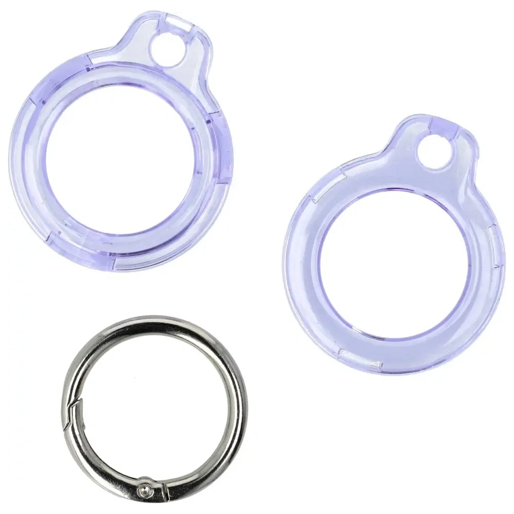 Hurtownia GSM - Bizon Case Locator Keychain Apple AirTag čirý-fialový - BIZ8751 - {ean13} - Hurt