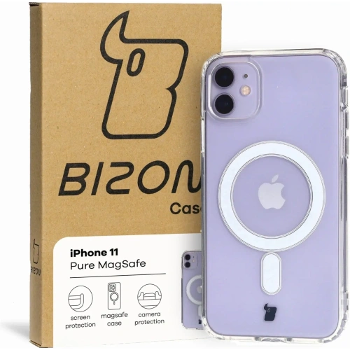 Etui Bizon Case Pure Magnetic do Apple iPhone 11 przezroczyste