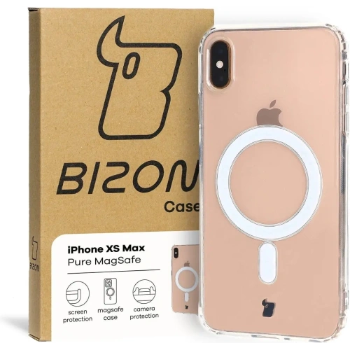 Etui Bizon Case Pure Magnetic do Apple iPhone XS Max przezroczyste