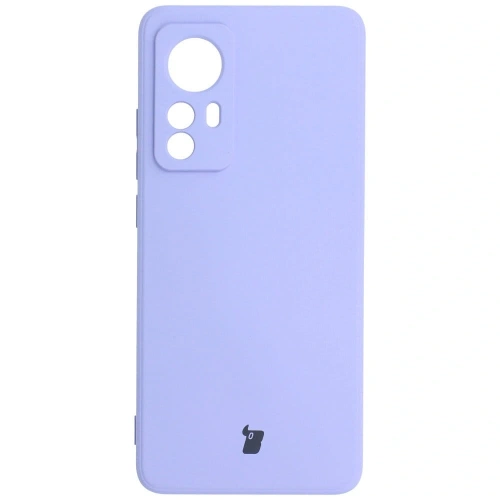 Etui Bizon Case Silicone do Xiaomi 12 / 12x jasnofioletowe