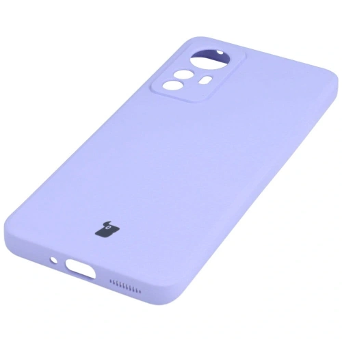 Etui Bizon Case Silicone do Xiaomi 12 / 12x jasnofioletowe