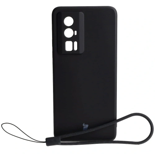 Etui Bizon Case Silicone Sq do Xiaomi Poco F5 Pro czarne