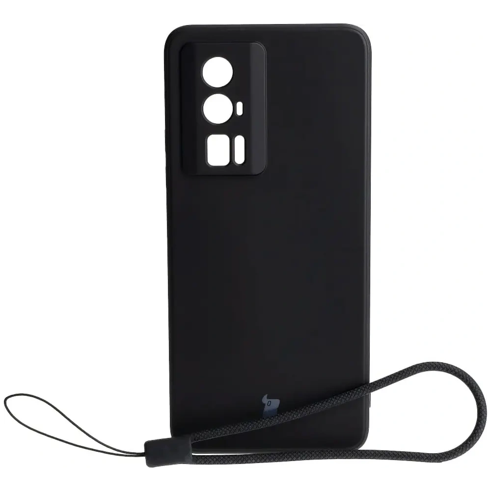 Hurtownia GSM - Etui Bizon Case Silicone Sq do Xiaomi Poco F5 Pro czarne - BIZ8759 - {ean13} - Hurt