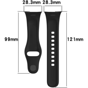 Wholesale Bizon Strap Watch Dots Xiaomi Redmi Watch 3 black - BIZ8760 - {ean13} - Hurt