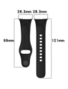 Hurtownia GSM - Pasek Bizon Strap Watch Dots do Xiaomi Redmi Watch 3 czarny - BIZ8760 - {ean13} - Hurt