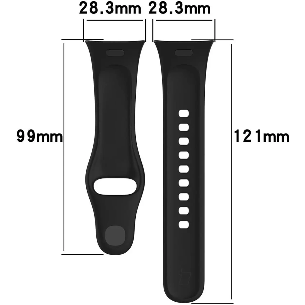 Hurtownia GSM - Pasek Bizon Strap Watch Dots do Xiaomi Redmi Watch 3 czarny - BIZ8760 - {ean13} - Hurt
