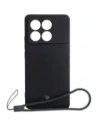 Bizon Case Silicone Sq Xiaomi Poco X6 Pro fekete
