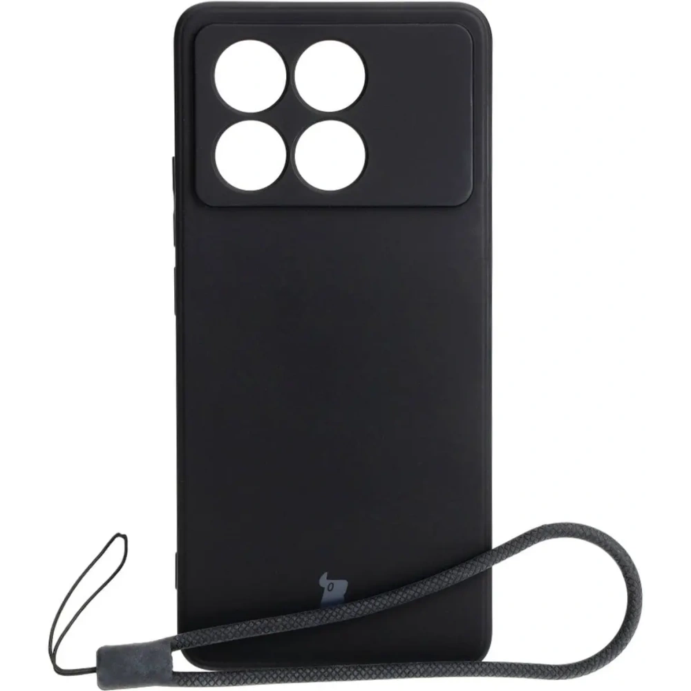 Hurtownia GSM - Bizon Case Silicone Sq Xiaomi Poco X6 Pro fekete - BIZ8763 - {ean13} - Hurt
