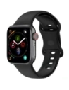Bizon Strap Watch Silicone S Apple Watch 44/45/46/49 mm černý